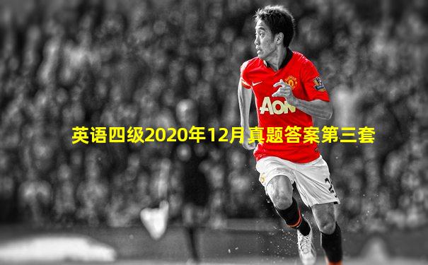 英语四级2020年12月真题答案第三套