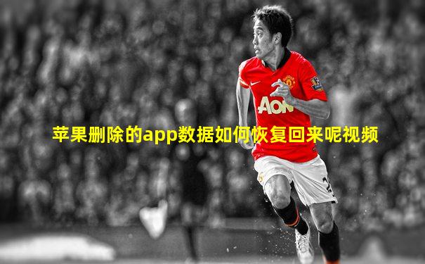 苹果删除的app数据如何恢复回来呢视频