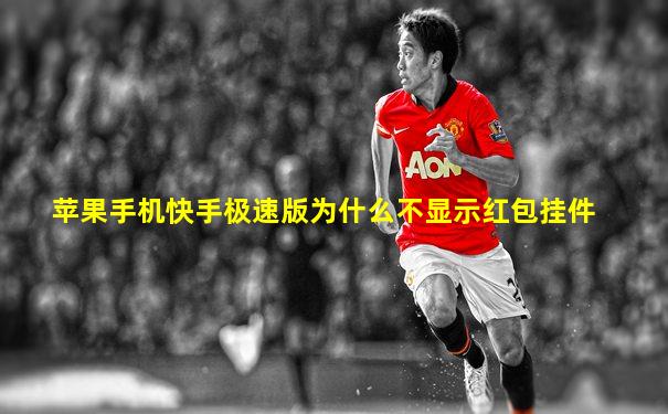 苹果手机快手极速版为什么不显示红包挂件