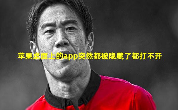 苹果桌面上的app突然都被隐藏了都打不开