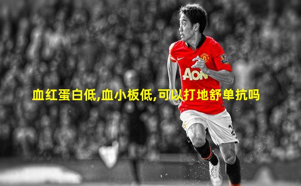 血红蛋白低,血小板低,可以打地舒单抗吗