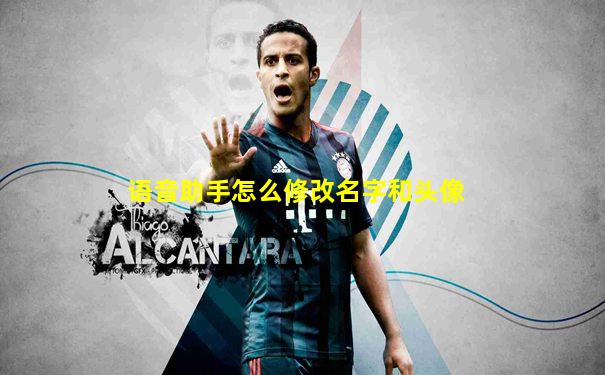 语音助手怎么修改名字和头像