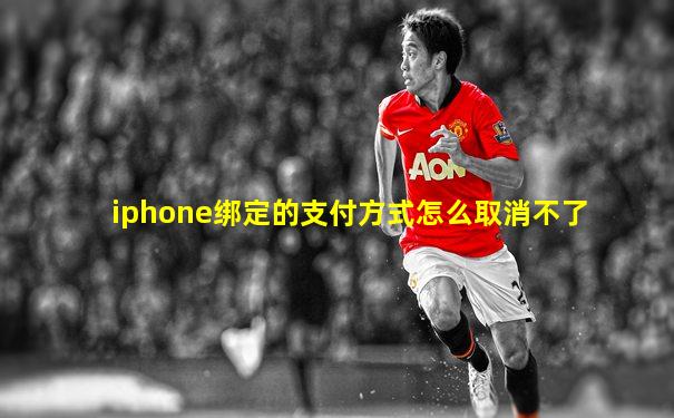 iphone绑定的支付方式怎么取消不了