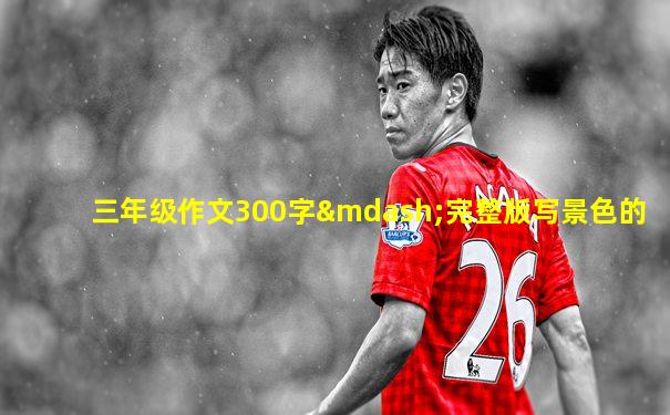 三年级作文300字—完整版写景色的