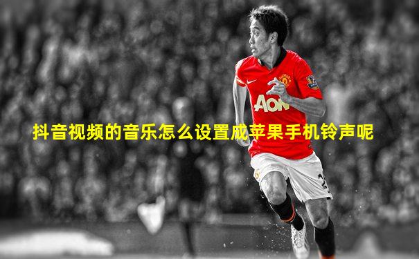 抖音视频的音乐怎么设置成苹果手机铃声呢